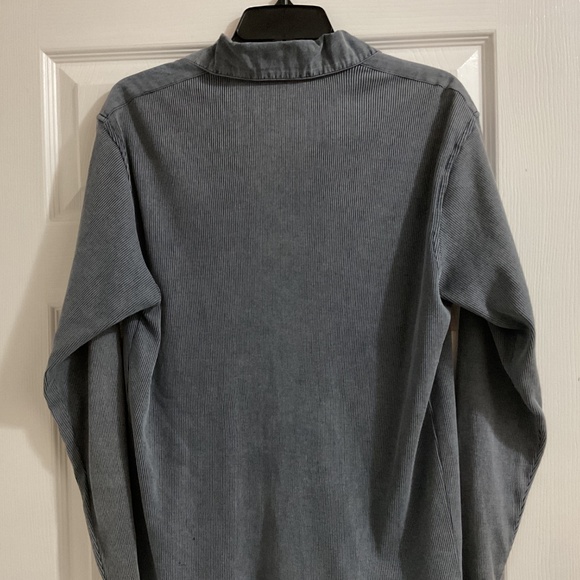 Men’s Giorgio Armani LS Ribbed 3-Button Polo Shirt, XL - Picture 6 of 7